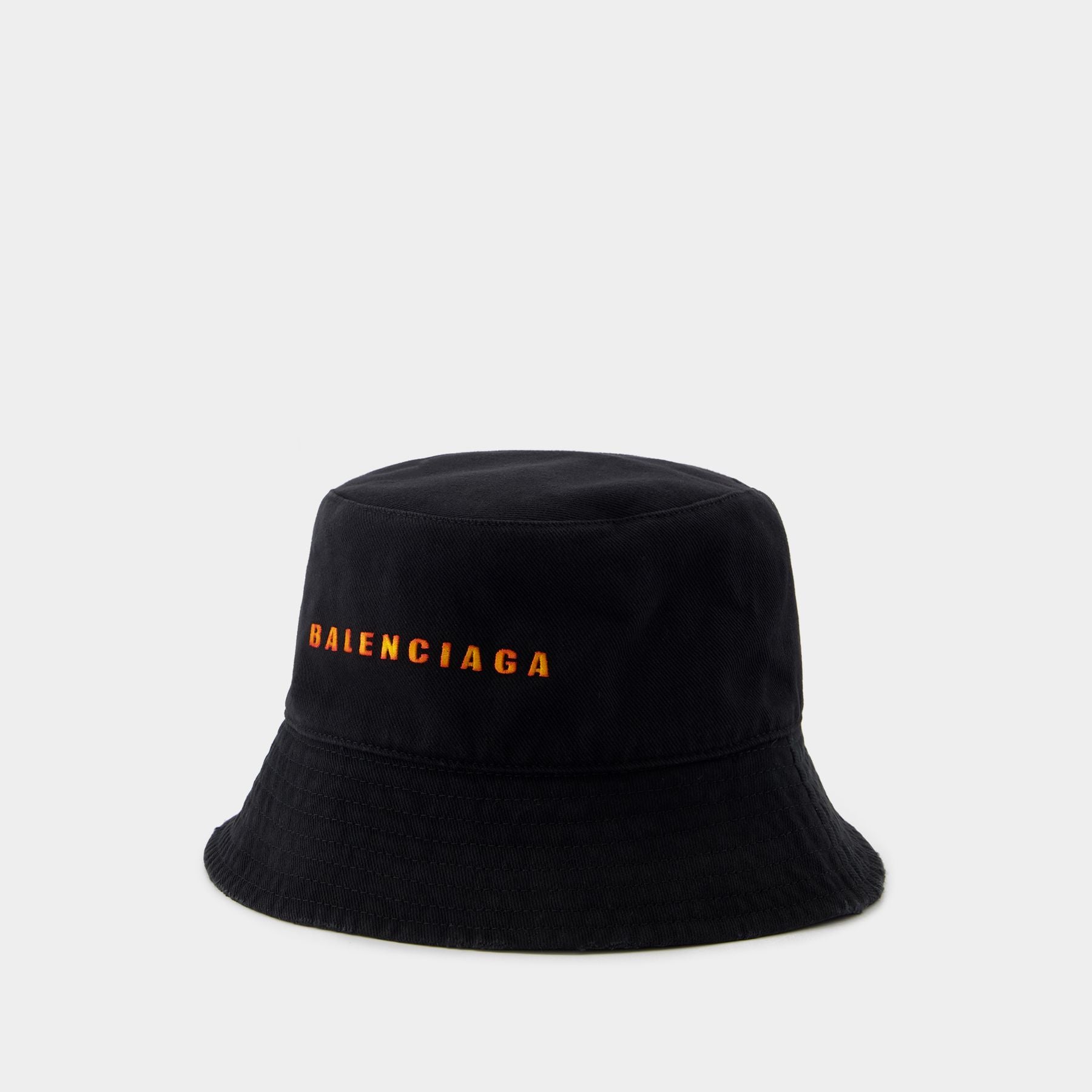 Bucket Hat - Balenciaga - Cotton - Black