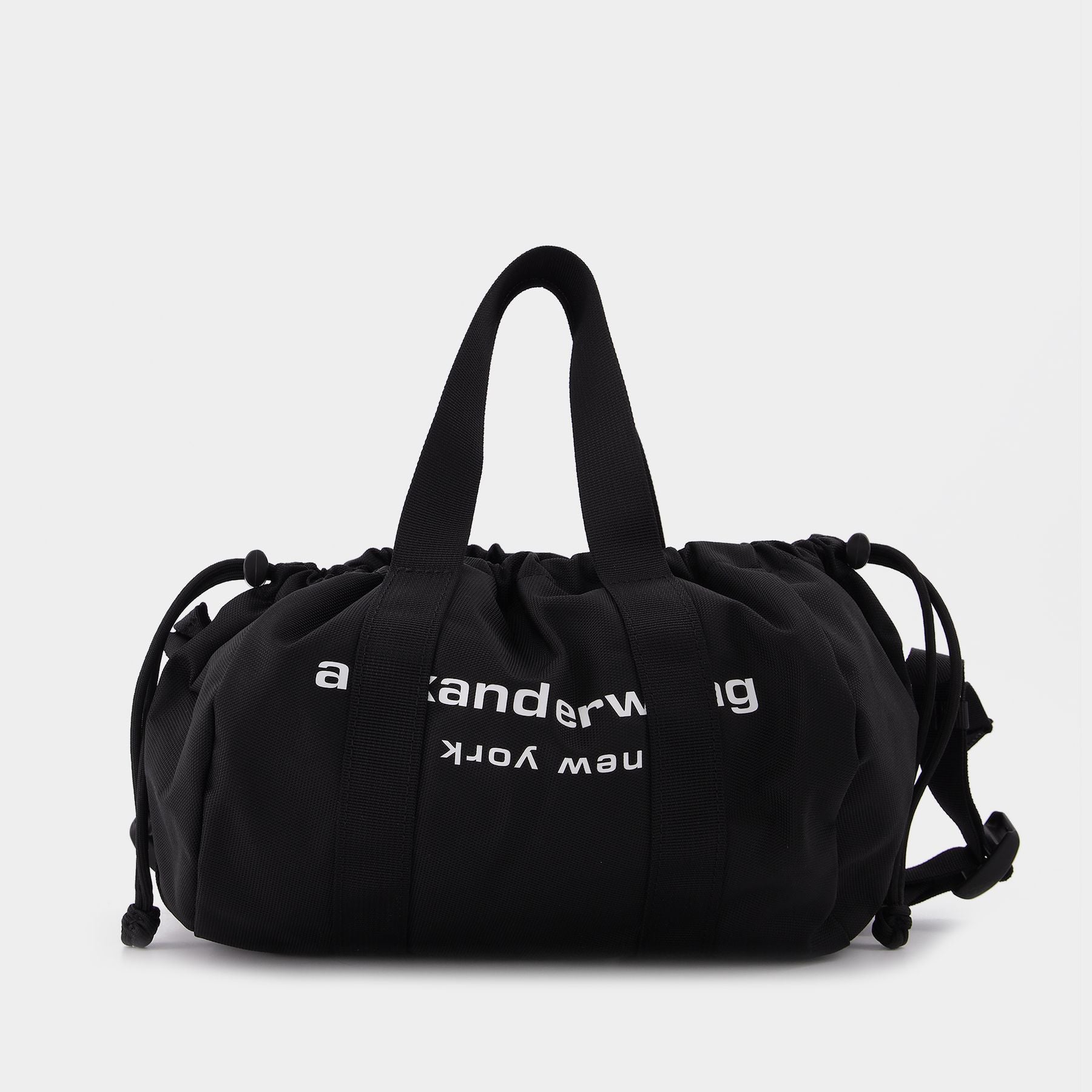 Primal Mini Drawstring Duffle in Black Nylon