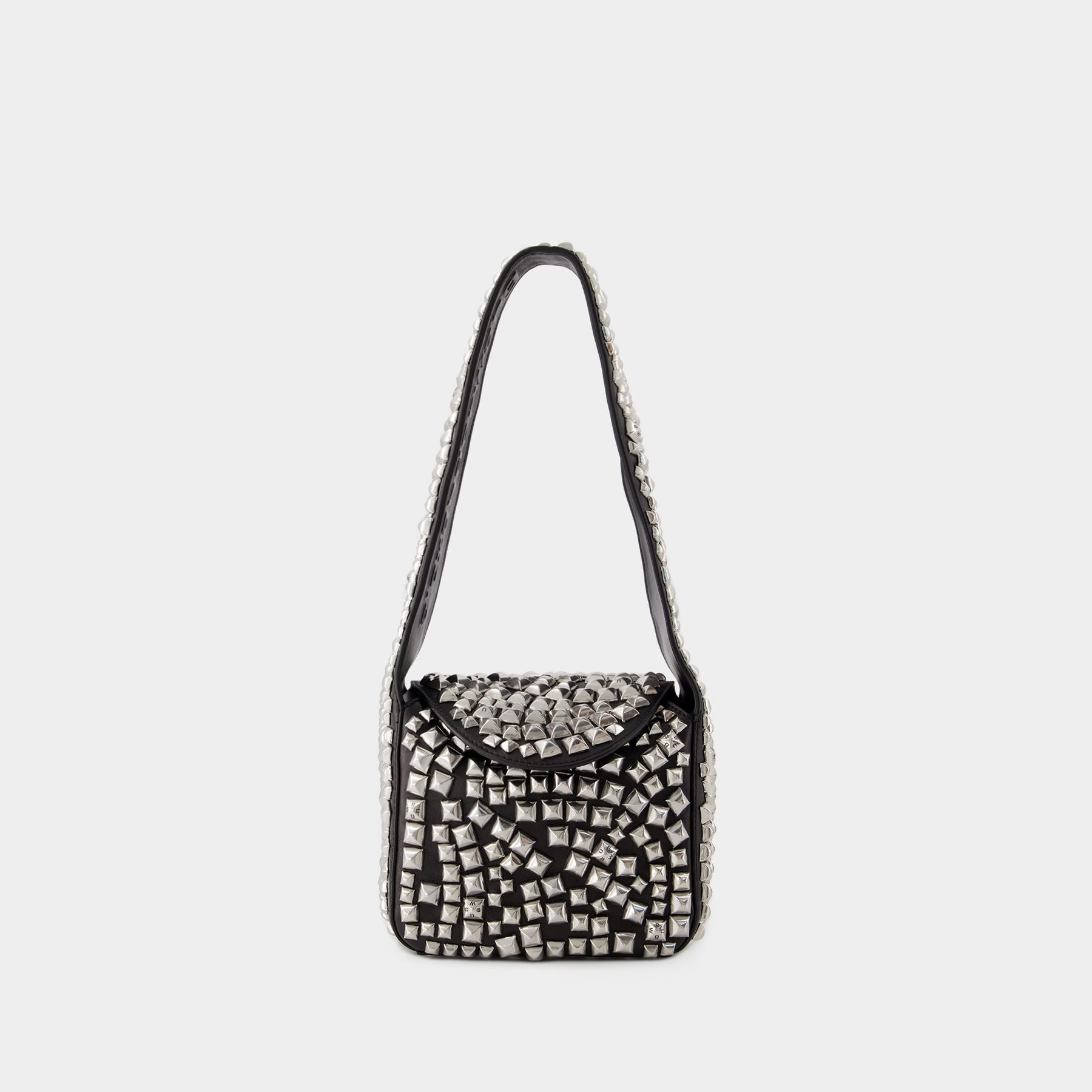 Alexander Wang Studded Leather Bag Strap - Black Bag Accessories