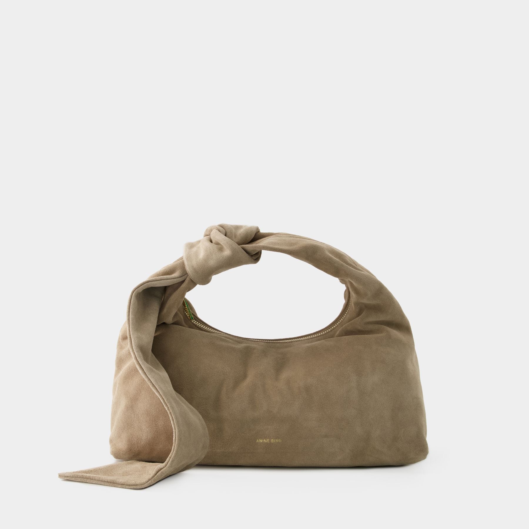 Grace Hobo Bag Anine Bing Leather Taupe