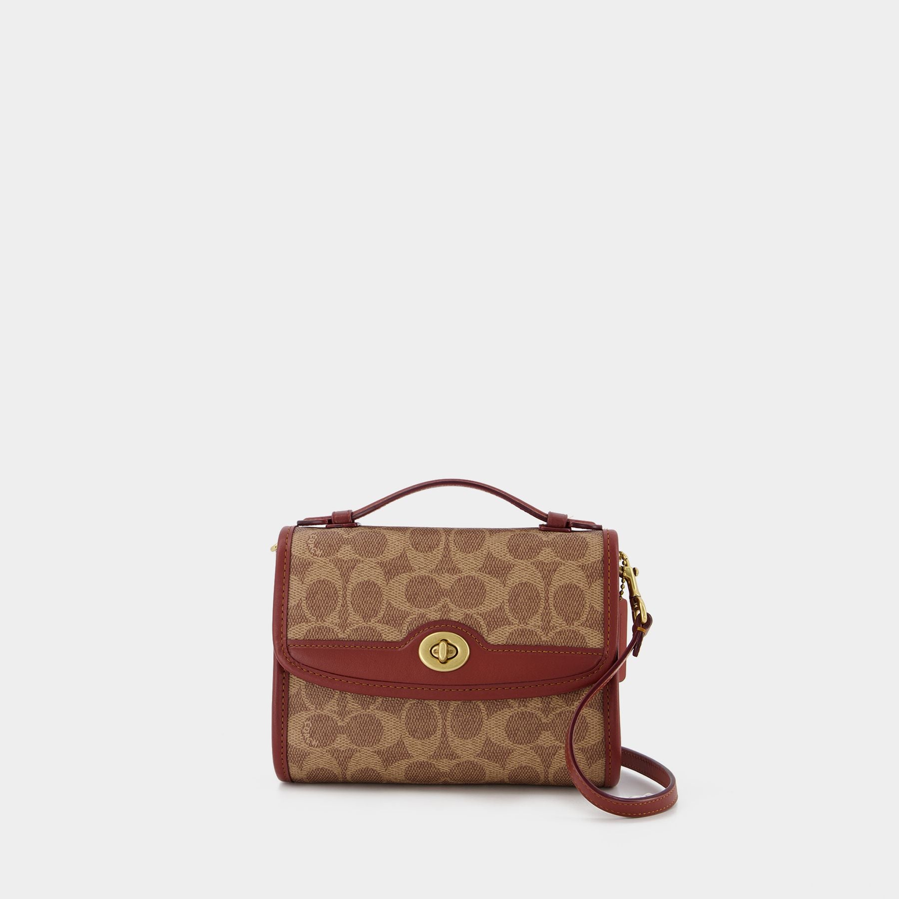 Coach Coated Canvas Cassie Crossbody Bag - Brown for Women