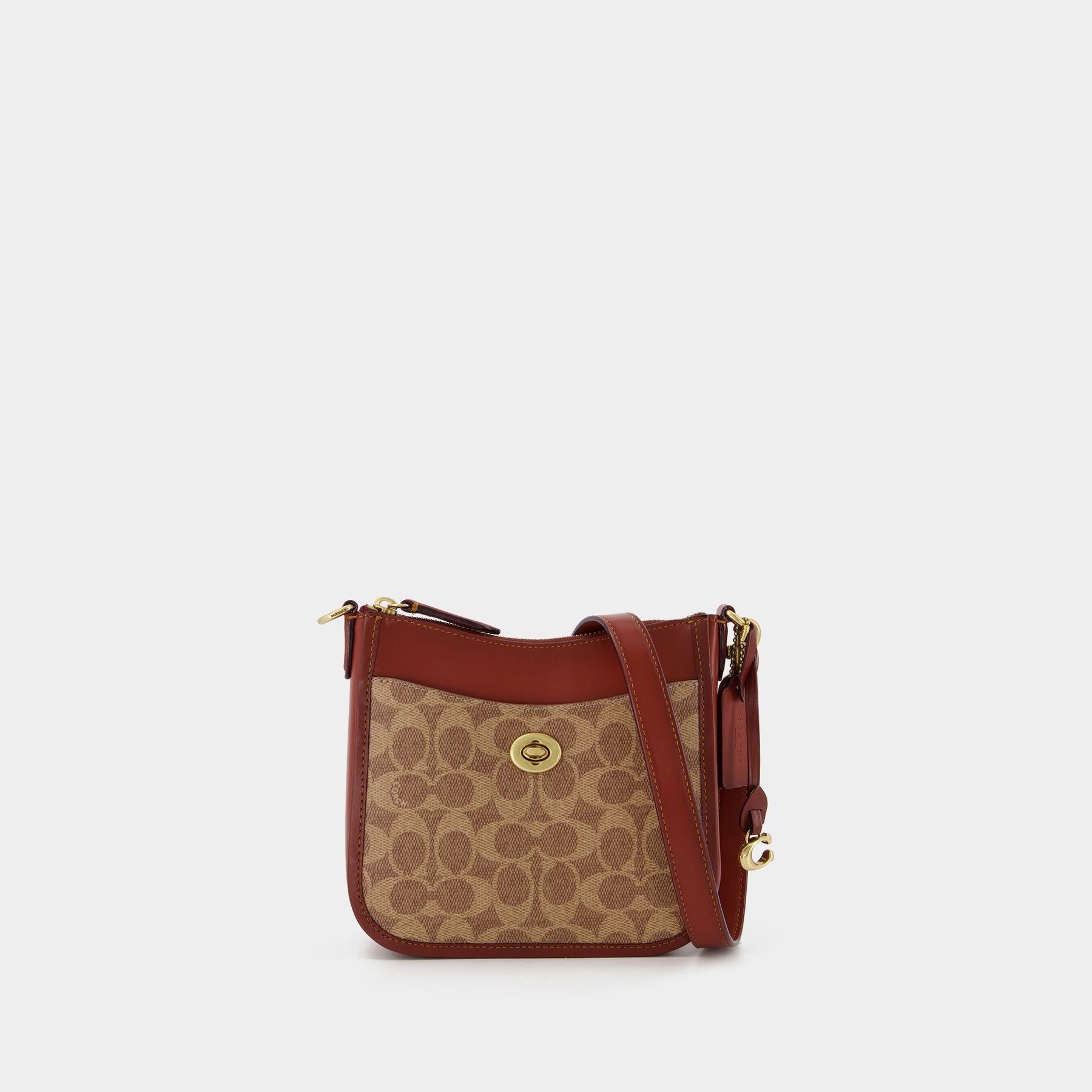 Coach Chaise Crossbody In Signature Bag - Brown for Women