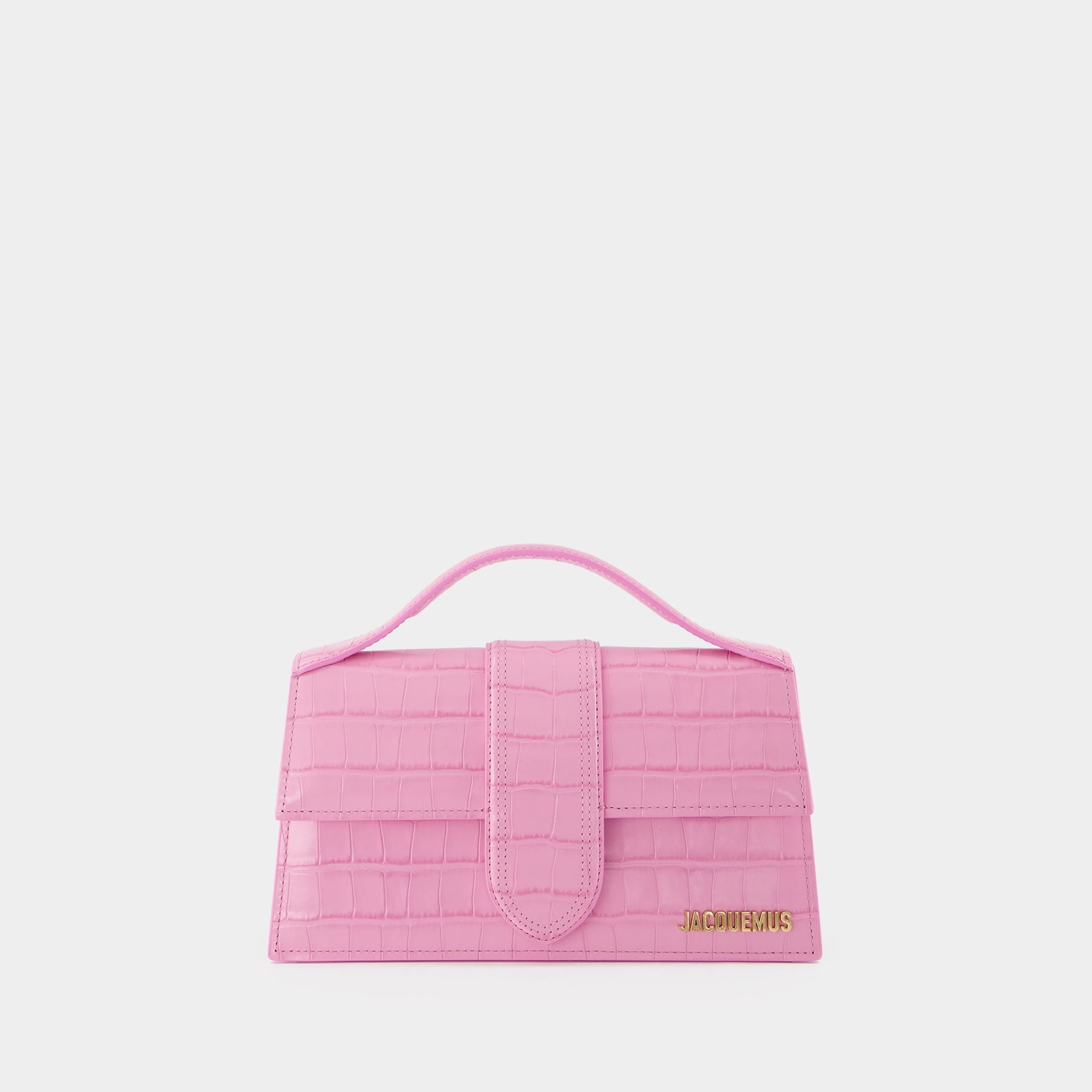 Jacquemus, Bags, Jacquemus Le Chiquito Mini Pink Croc Bag