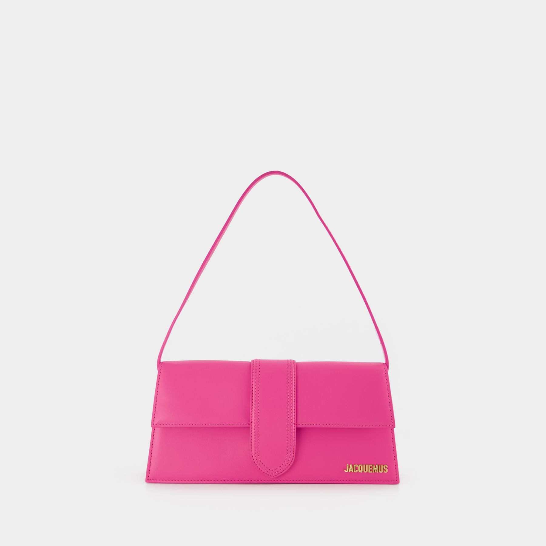 Jacquemus Le Grand Chiquito Bag Neon Pink, Satchel