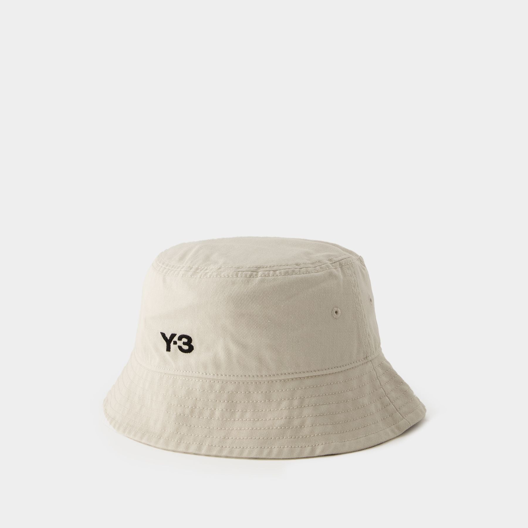 Bucket Hat - Y-3 - Cotton - Beige