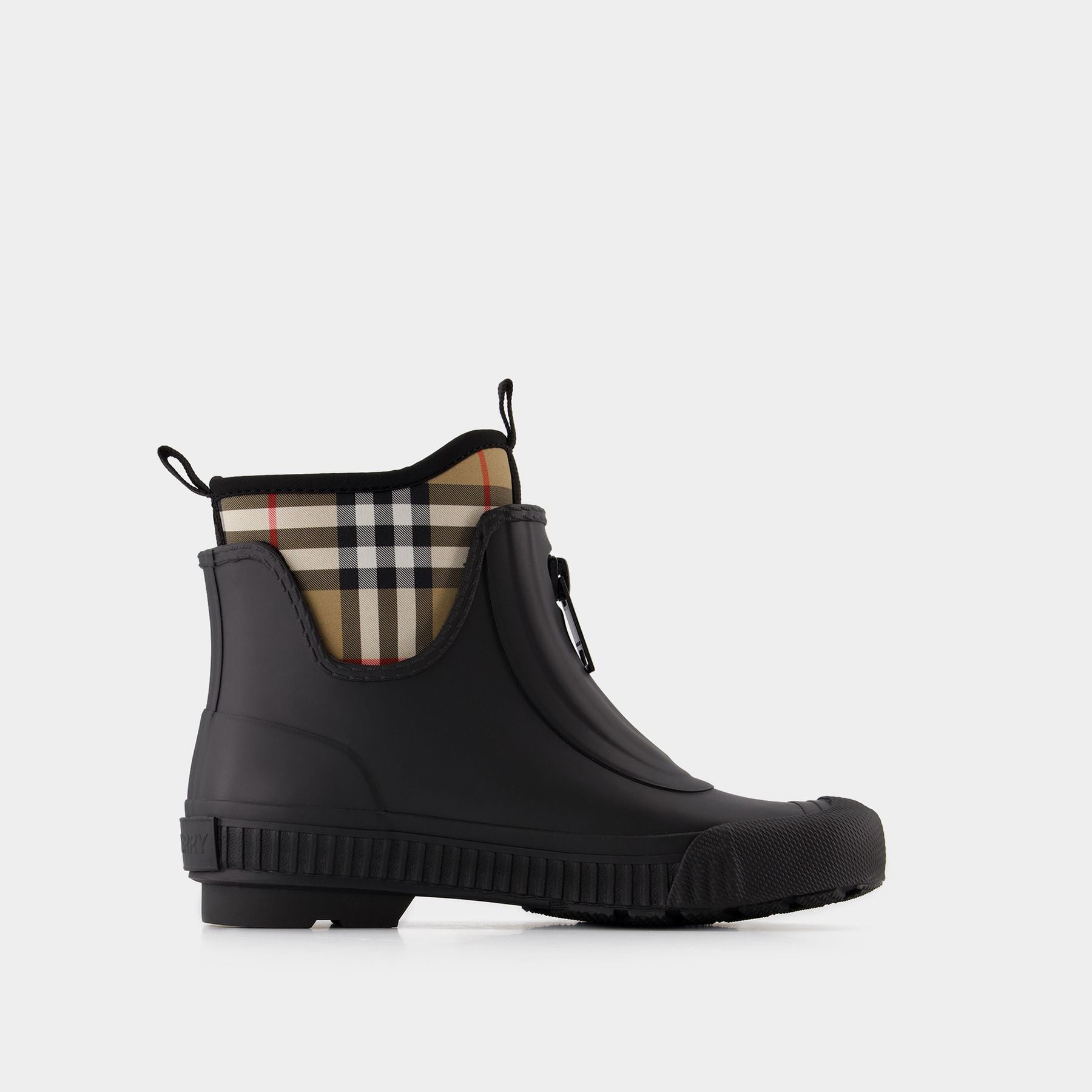 Cloth ankle boots Burberry Black size 36 EU in Cloth - 25656201
