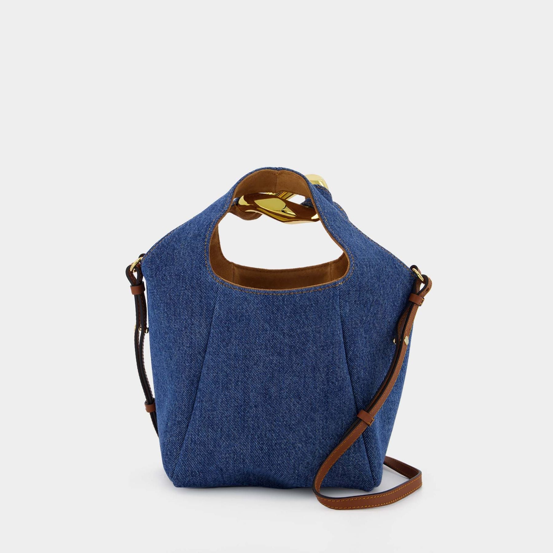 Chain Link Hobo Bag - J.W. Anderson - Blue - Suede