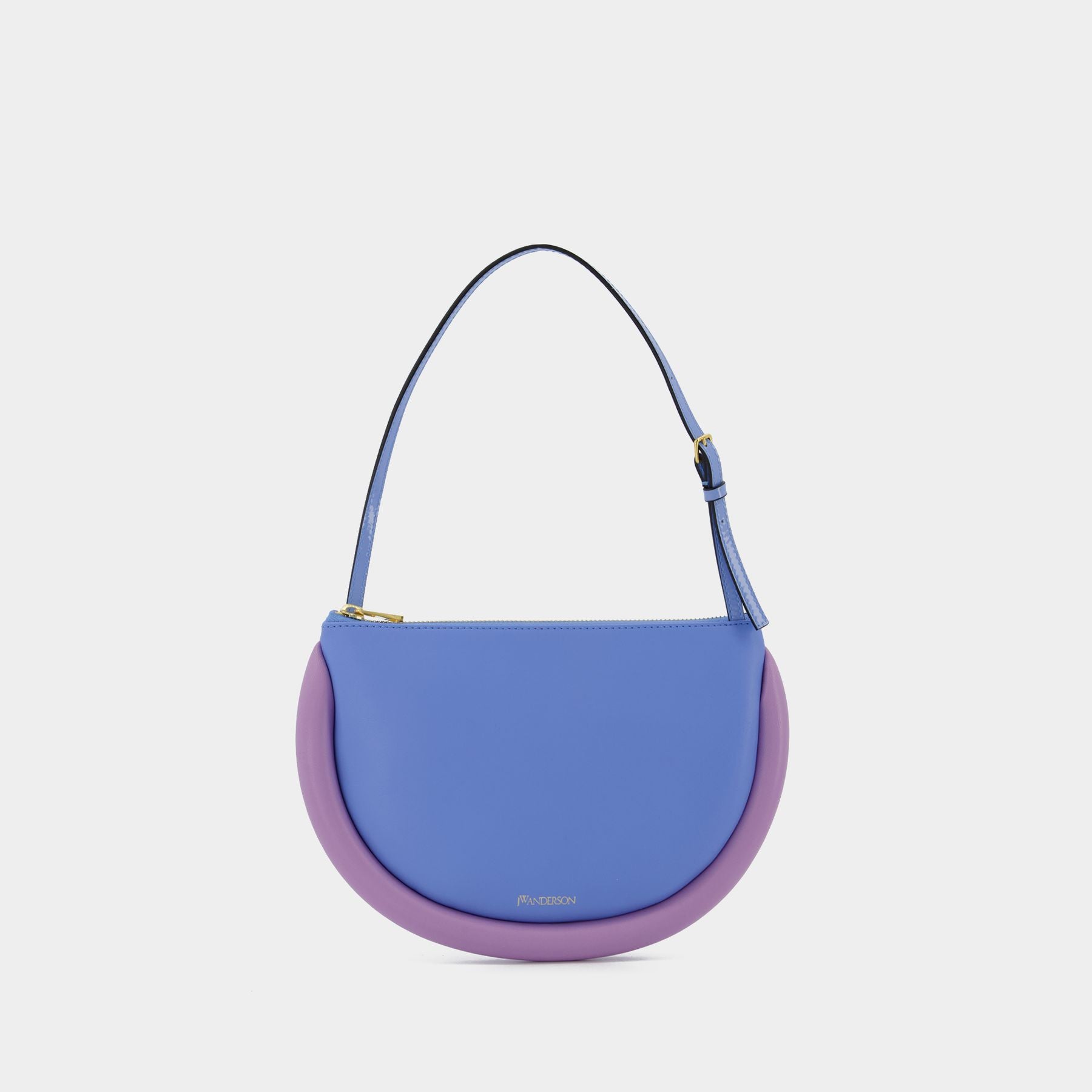 Bumper-Moon Hobo Bag - J.W. Anderson - Blue/Lilac - Leather