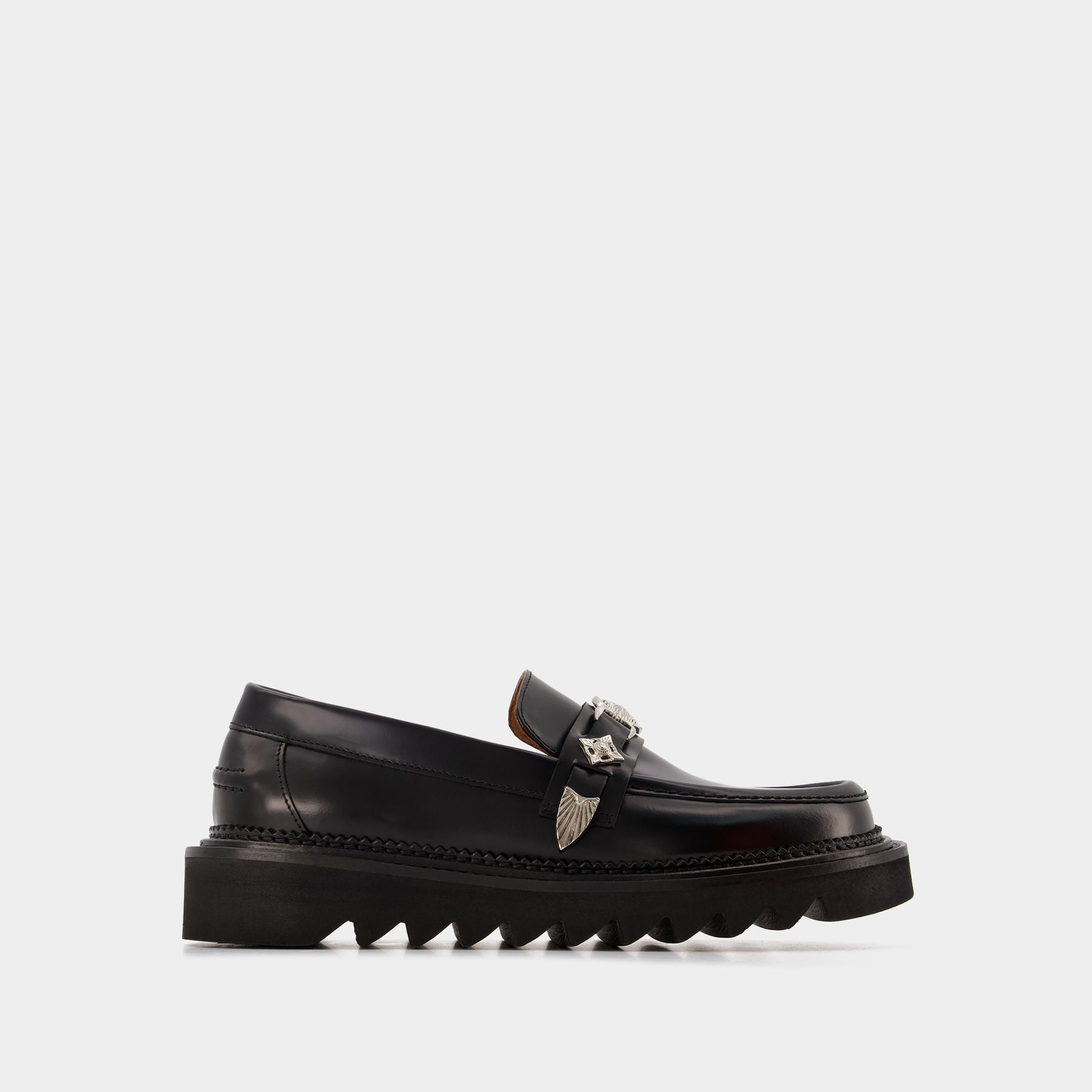 Aj1253 Flat Shoes - Toga Virilis - Black - Polido