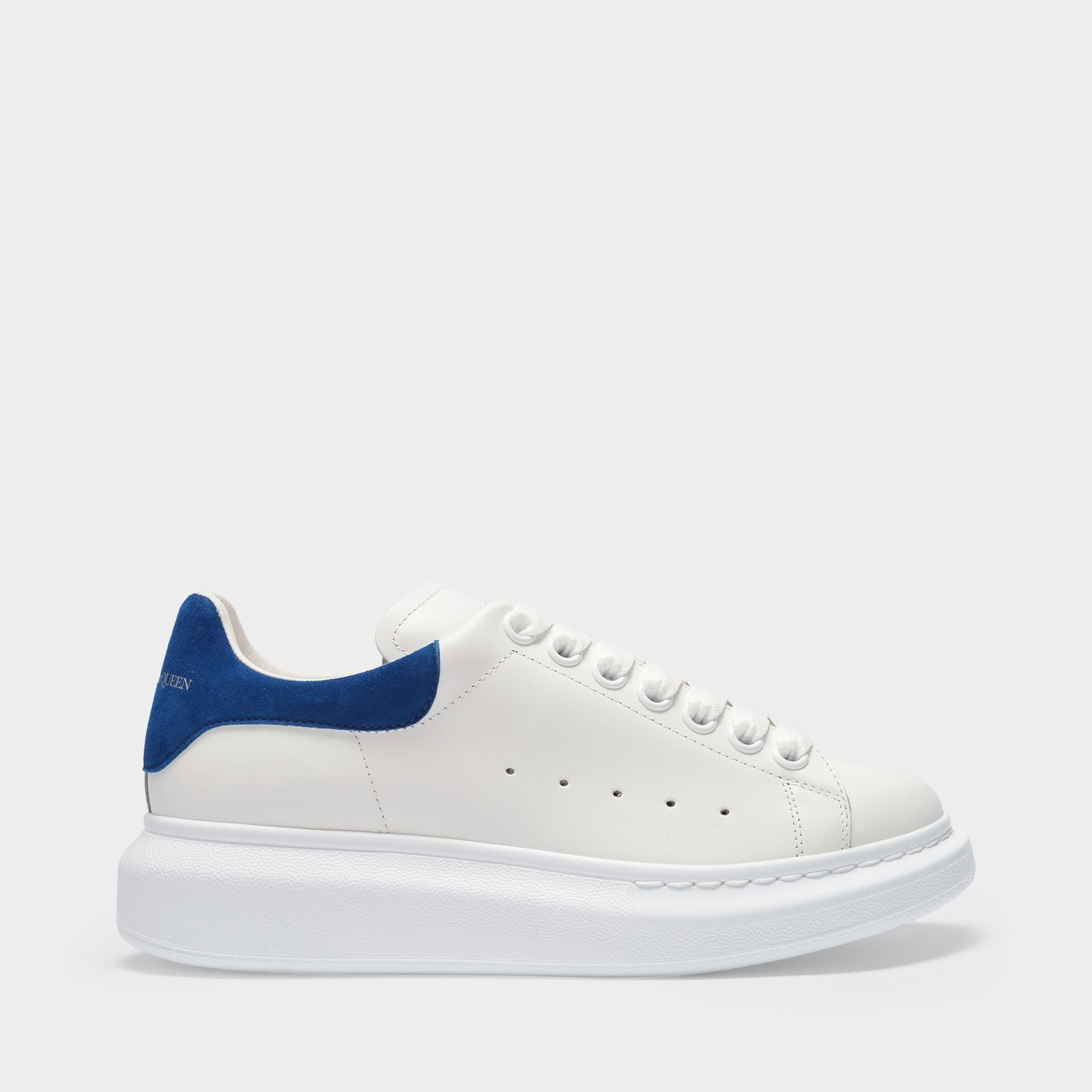 Blue and white sneakers online