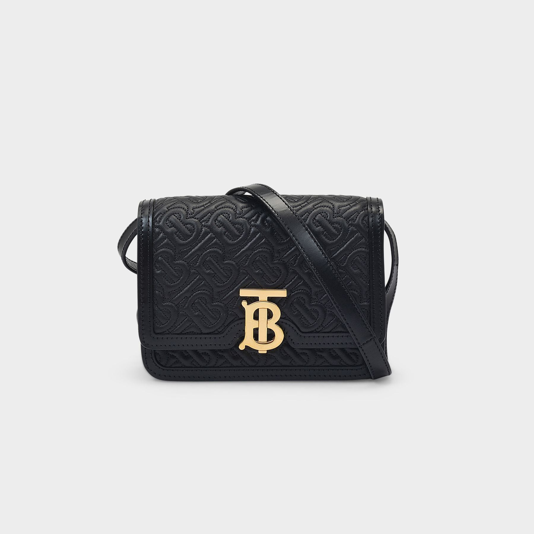 Burberry Small Quilted Monogram TB Bag