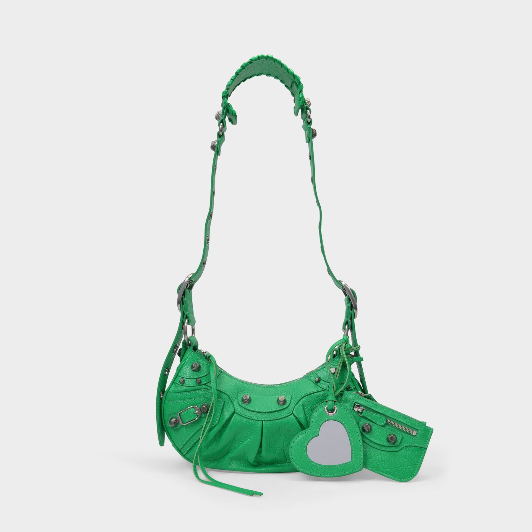 Balenciaga Small Le Cagole Shoulder Bag in Vivid Green