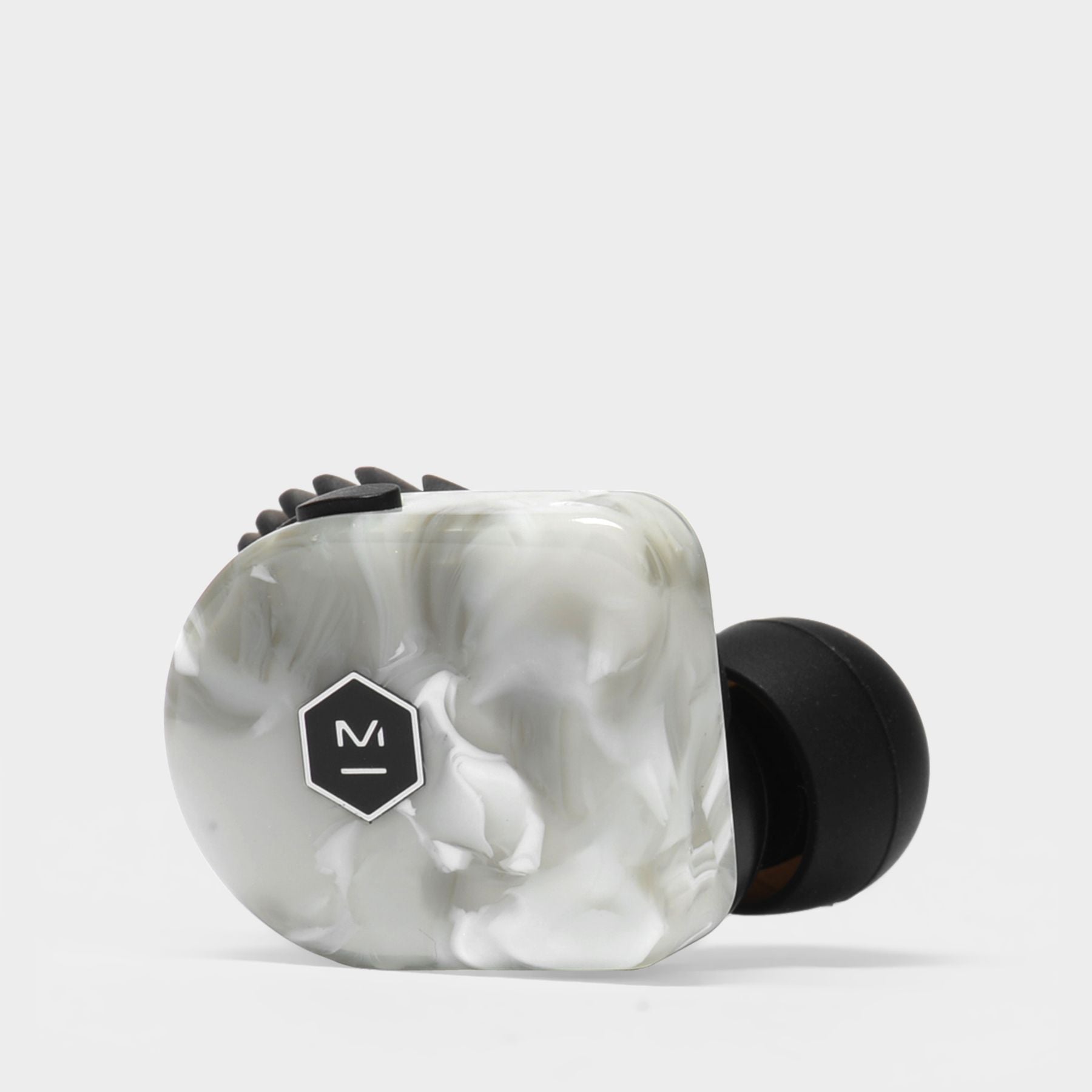 MW07 Plus True Wireless Earphones in White Marble