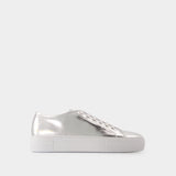 Tournament Super Shiny Sneakers - COMMON PROJECTS - Leather - Silver