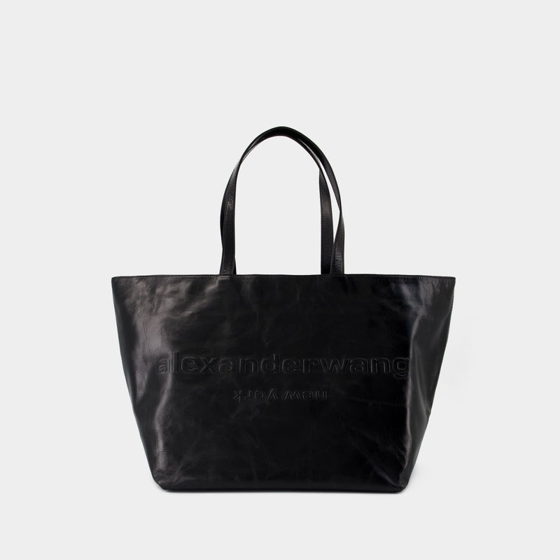 Punch Shopper Bag - Alexander Wang - Leather - Black