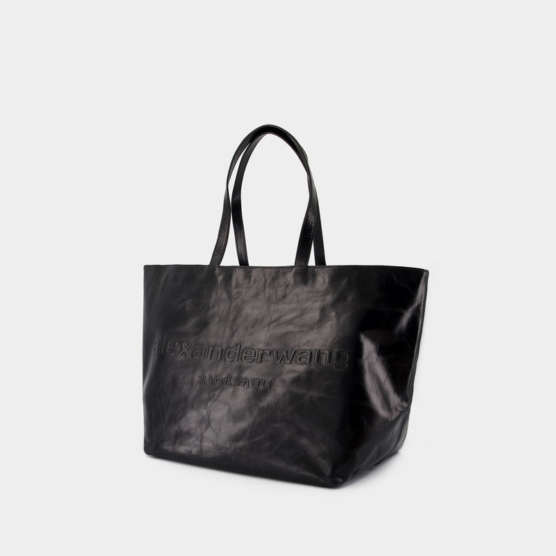 Punch Shopper Bag - Alexander Wang - Leather - Black