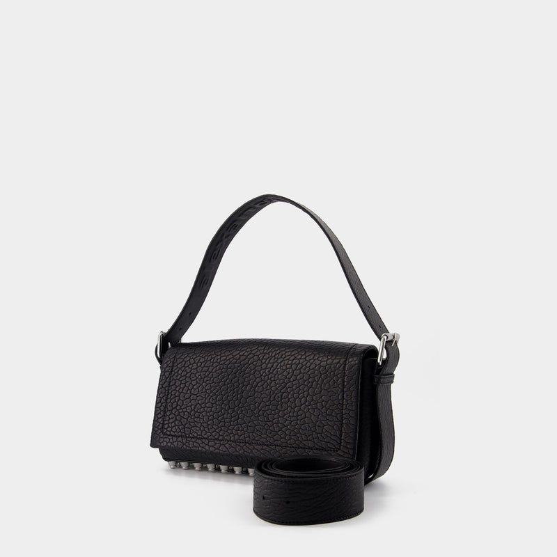 Ricco Medium Flap Bag - Alexander Wang - Leather - Black