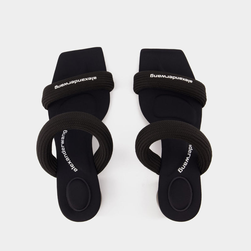 Jax Tubular Sandals - Alexander Wang - Nylon - Black