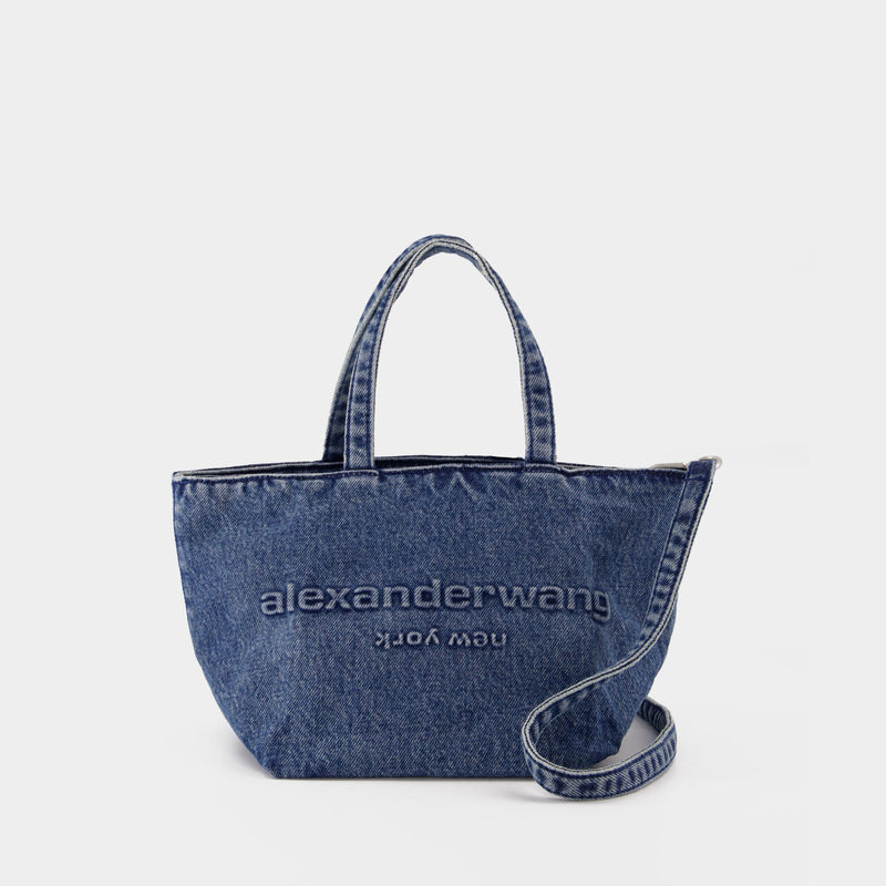 Punch Small Shopping Bag - Alexander Wang - Cotton - Blue