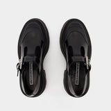 Tova Mary Jane Platform Loafers - Alexander Wang - Leather - Black