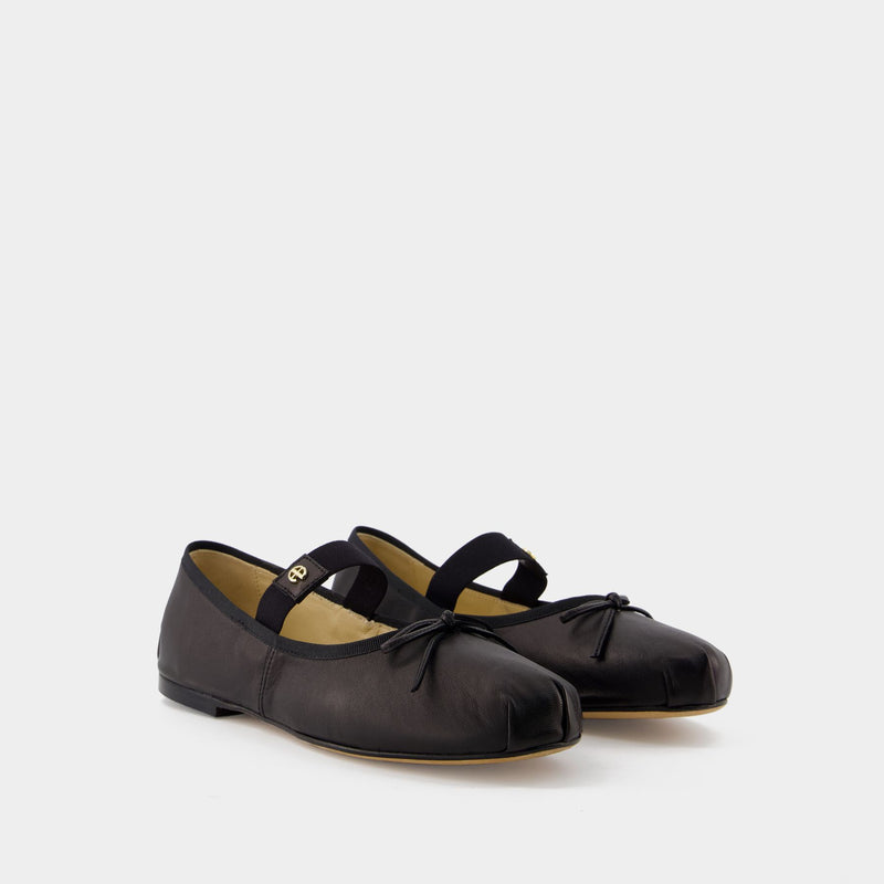 Jolie Ballerinas - ANINE BING - Leather - Black