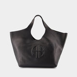 Lili Shopper Bag - ANINE BING - Leather - Black