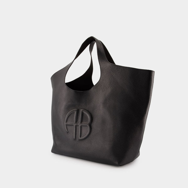 Lili Shopper Bag - ANINE BING - Leather - Black