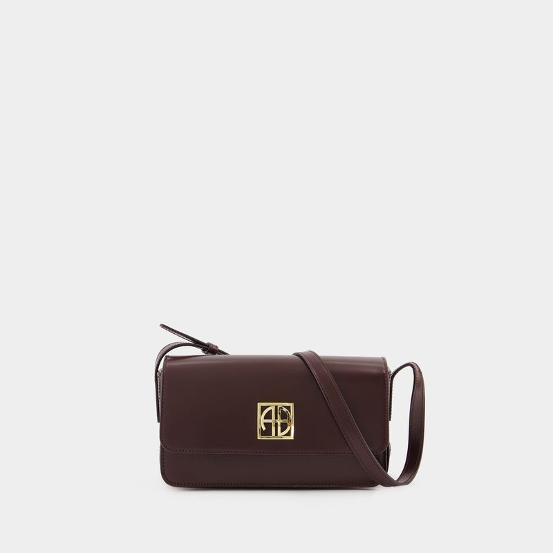 Elly Crossbody - ANINE BING - Leather - Burgundy