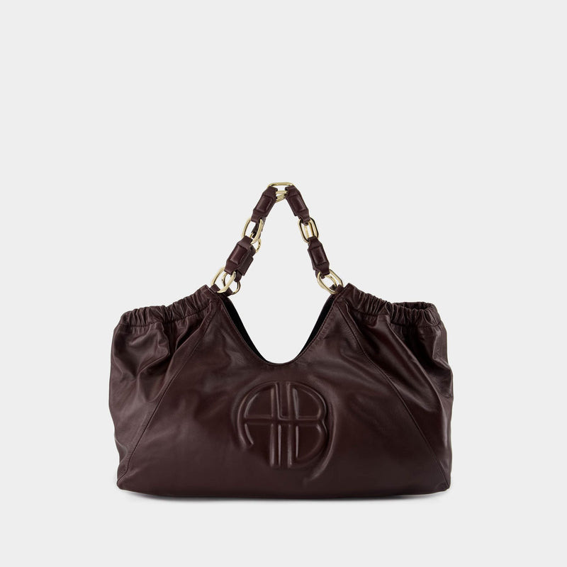 Kate Medium Tote - ANINE BING - Leather - Burgundy