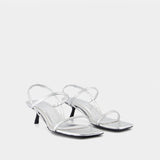 Hilda Pumps - ANINE BING - Leather - Silver