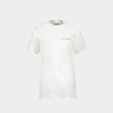 Walker Lyrics T-Shirt - ANINE BING - Cotton - White