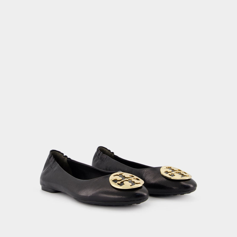 Claire Ballerinas - Tory Burch - Leather - Black