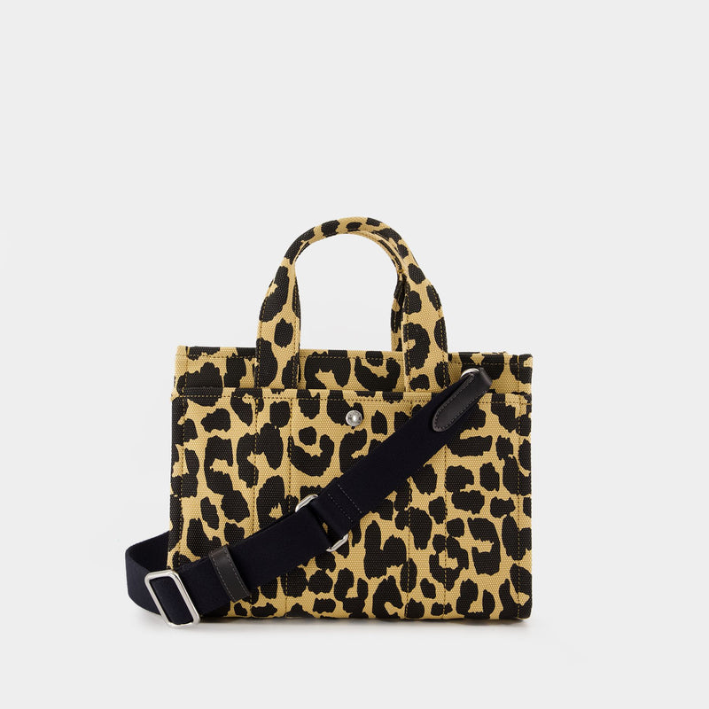 Leopard Cargo 26 Tote Bag - Coach - Cotton - Printed