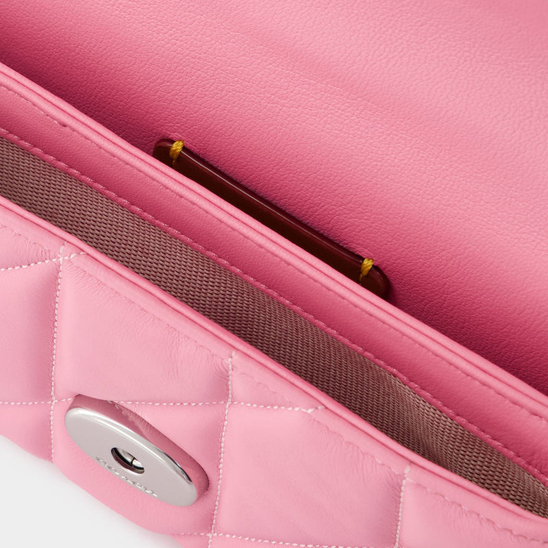 Tabby Wristlet Clutch - Coach - Leather - Pink