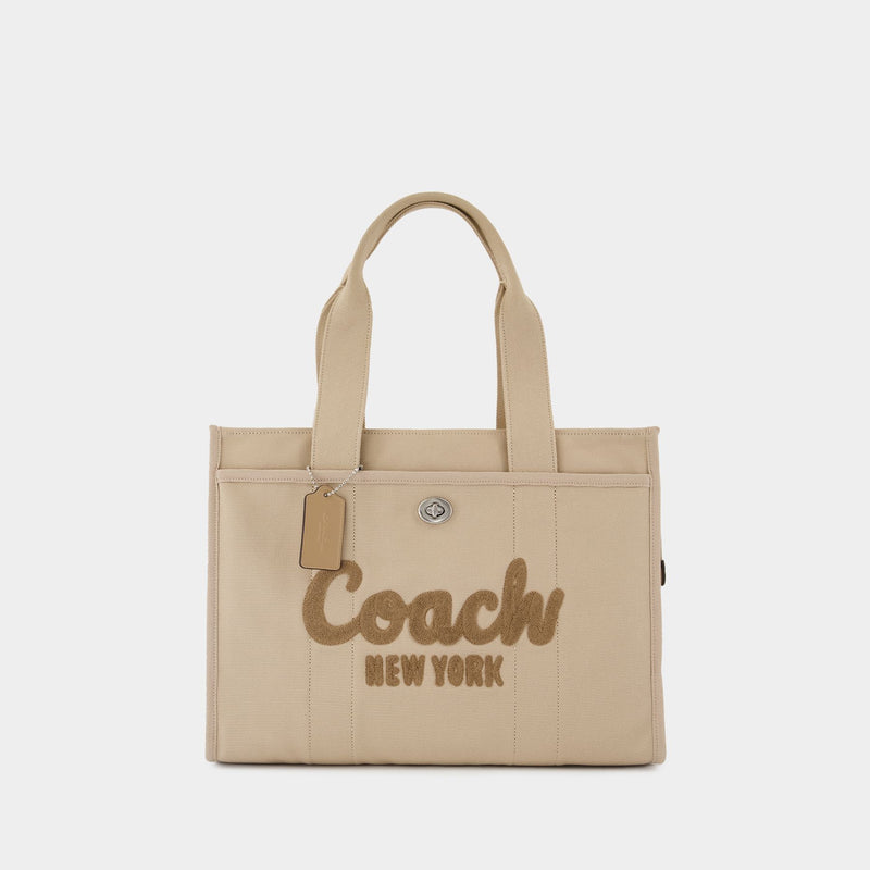 Cargo Tote 42 Bag - Coach - Cotton - Neutral