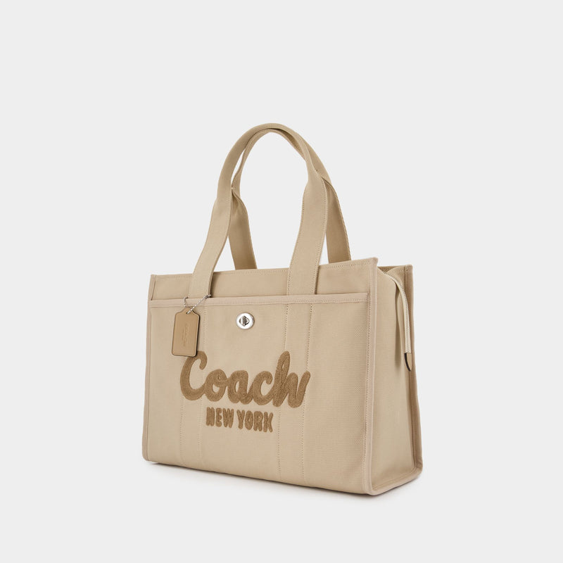 Cargo Tote 42 Bag - Coach - Cotton - Neutral