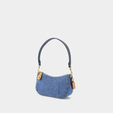 Hobo Swinger 20 bag - Coach - Cotton - Denim - Blue