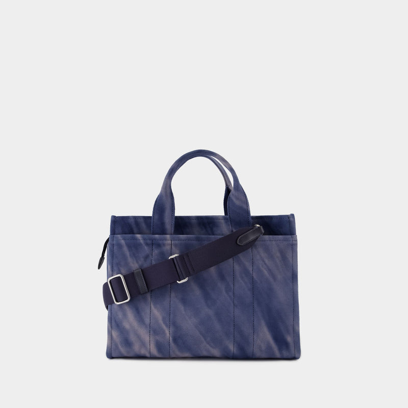 Tie Dye Cargo Tote  Bag - Coach - Cotton - Blue