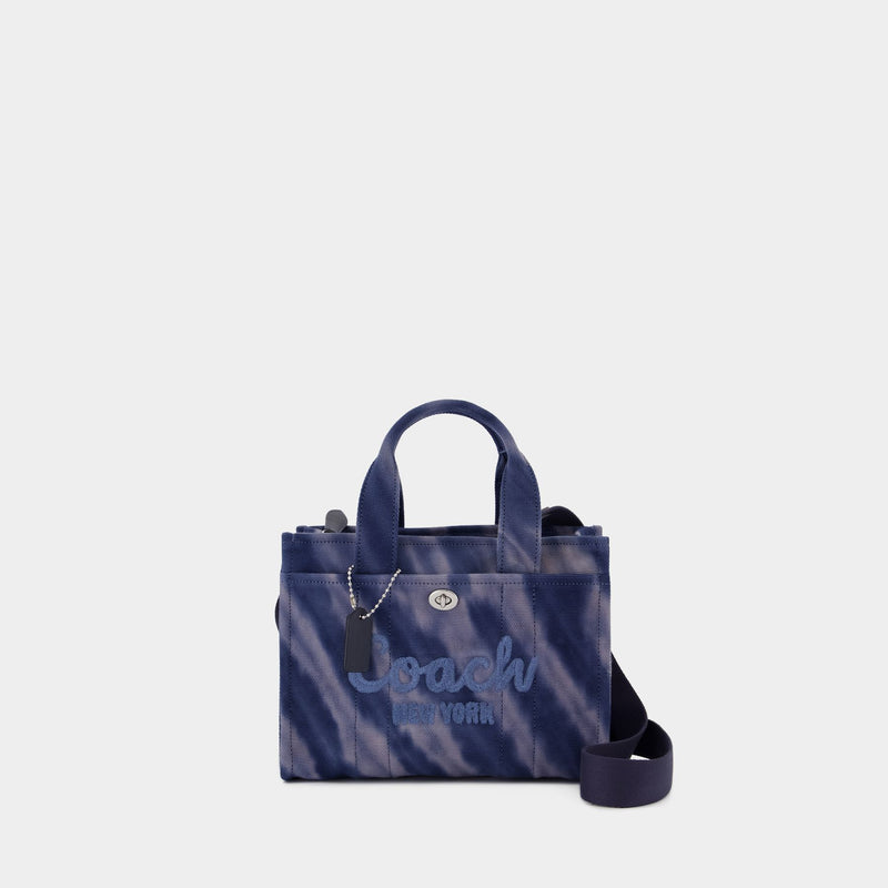 Tie Dye Cargo Tote Bag 26 - Coach - Cotton - Blue