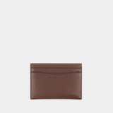 Essential Card Holder - Coach - Leather - Brown