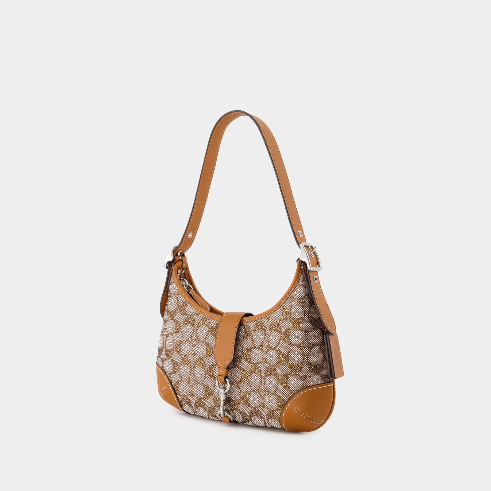 Coach Brown Signature Hobo online bag #10075