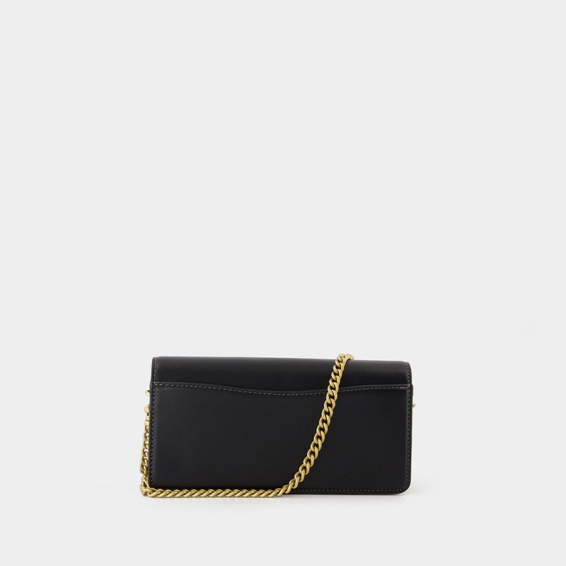 Essential Wallet On Chain - Coach - Leather - Black