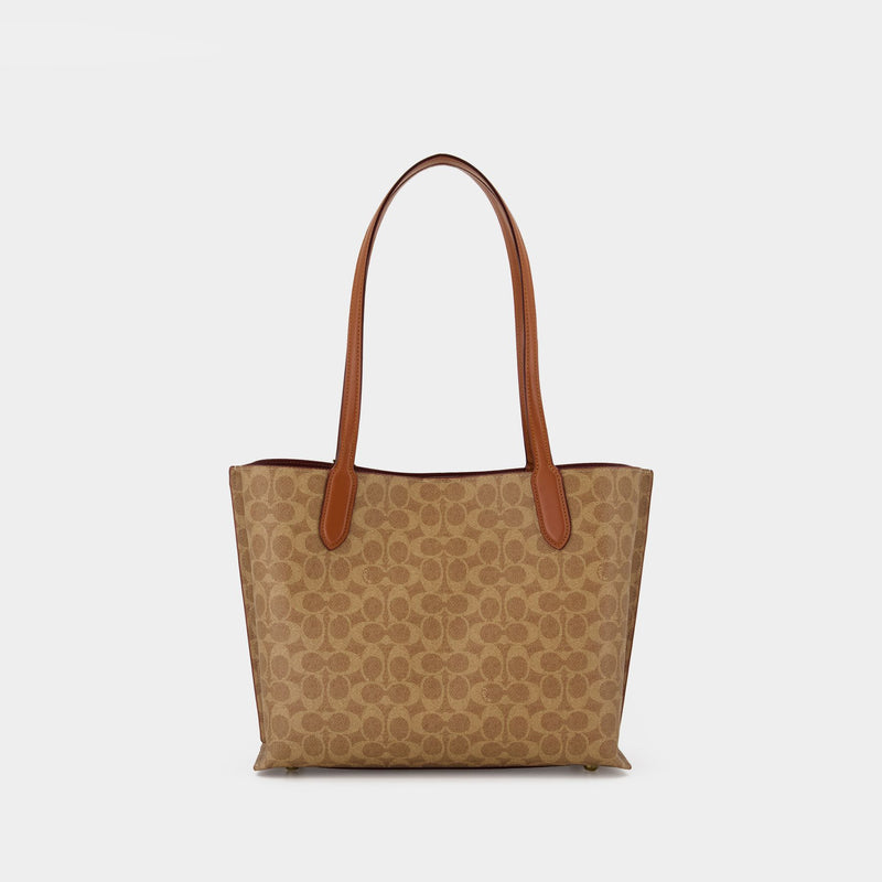 Willow Tote Bag - Coach - Canvas - Brown