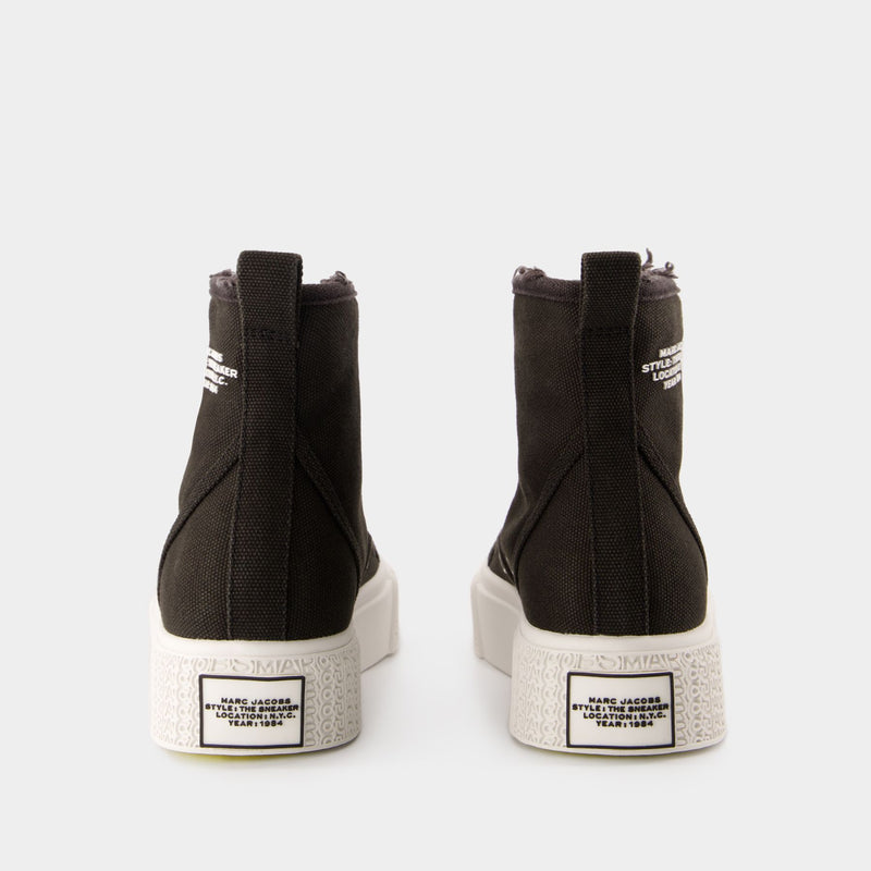 The High Top Sneakers - Marc Jacobs - Cotton - Black