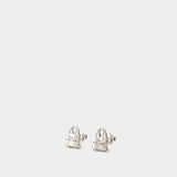 Tote Bag Earrings - Marc Jacobs - Metal - Silver