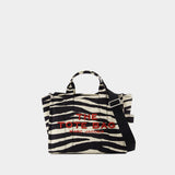 The Medium Tote - Marc Jacobs - Cotton - Black