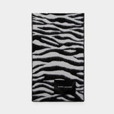 Zebra Scarf - Marc Jacobs - Wool - Black