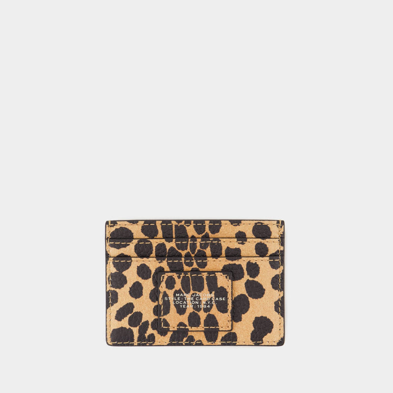 Card case - Marc Jacobs - Leather - Cheetah