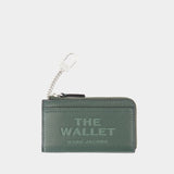 The Top Zip Wallet - Marc Jacobs - Leather - Green