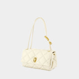 The Mini Dual Chain Shoulder Bag - Marc Jacobs - Leather - White